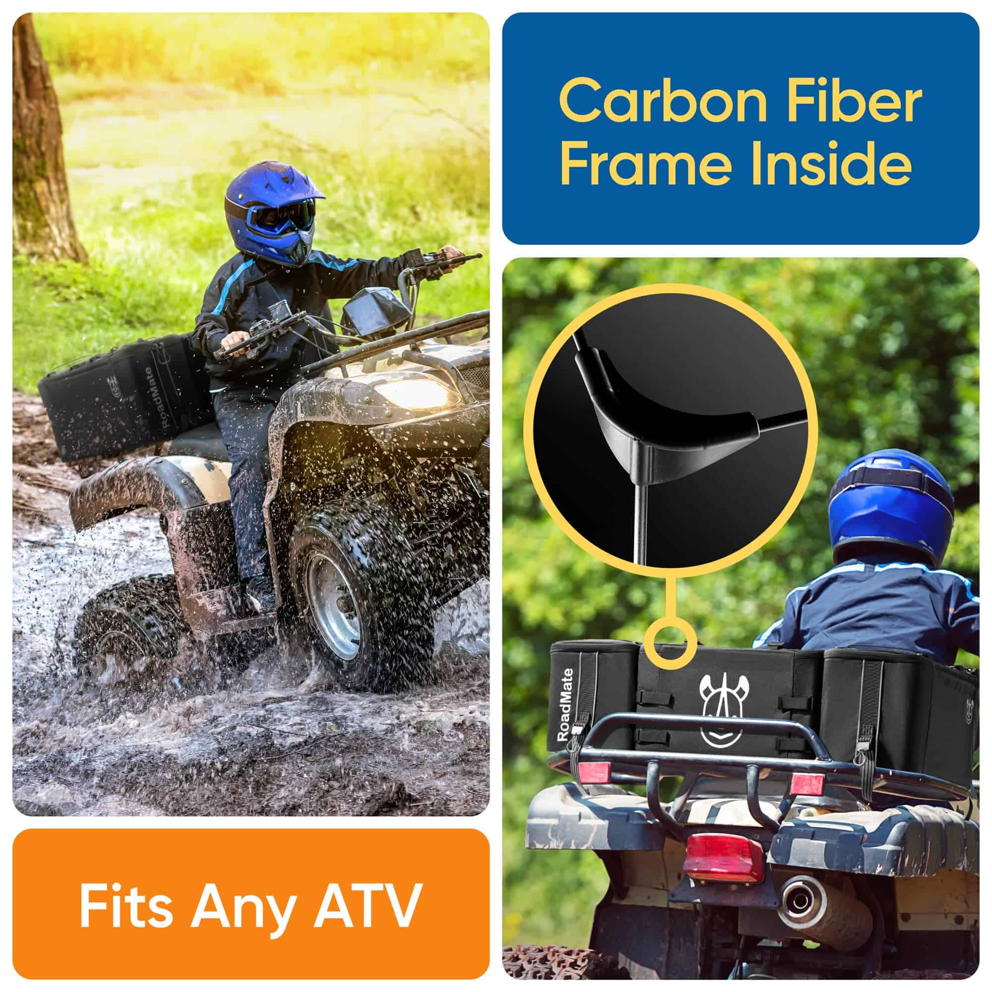 Rhino BagMate Multi-Purpose ATV Storage Bag Set | Cajas - Imagen 3