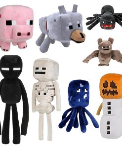 Juego de 8 Juguetes de Peluche Creeper XSLWAN, Peluche de