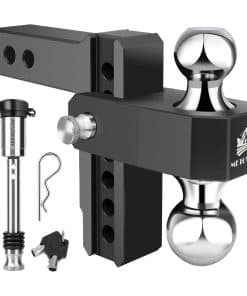 Enganche de remolque ajustable METOWARE - -Negro