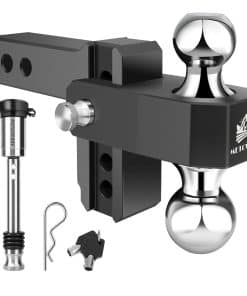 Enganche de Remolque Ajustable METOWARE - -Negro