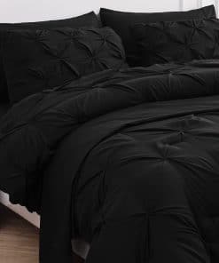 Juego de edredón tamaño King LANE LINEN - 7 Piezas Juego de