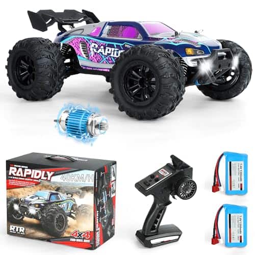 LUYE 1:16 RC Cars, Coche de Control Remoto 2.4GHz de Alta