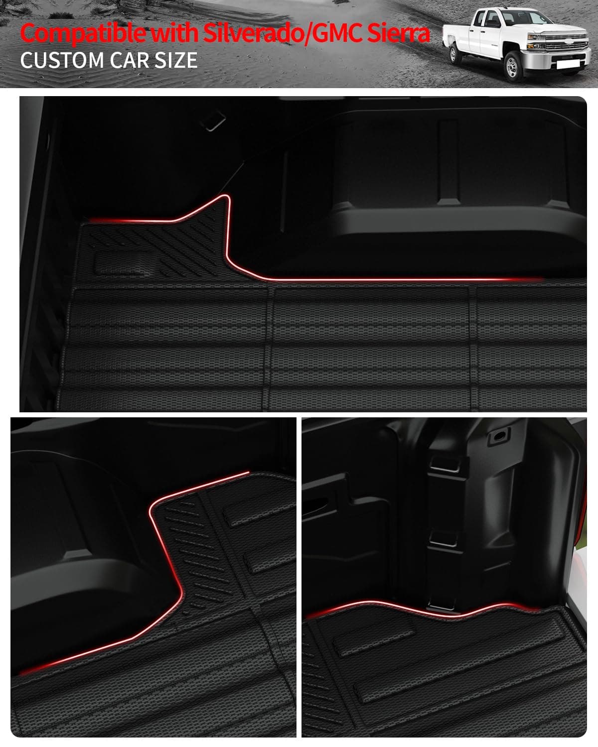 Tapete para cama de camioneta Thinzyou compatible con - Imagen 7