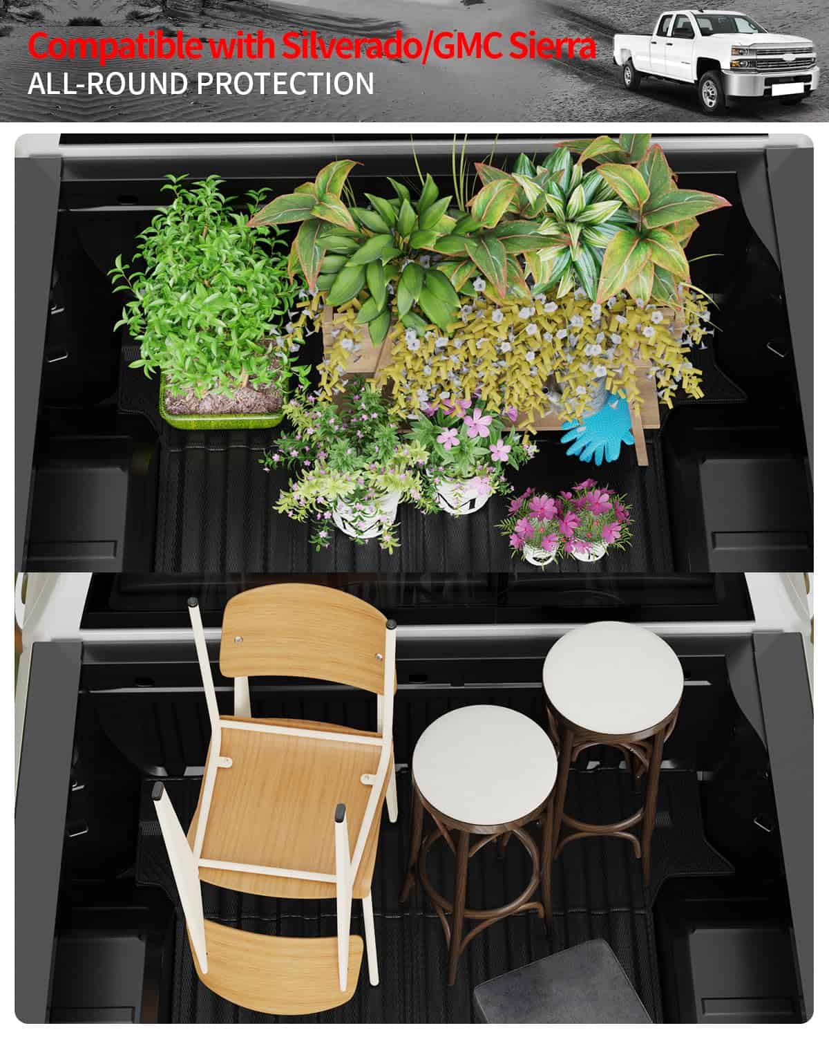 Tapete para cama de camioneta Thinzyou compatible con - Imagen 6