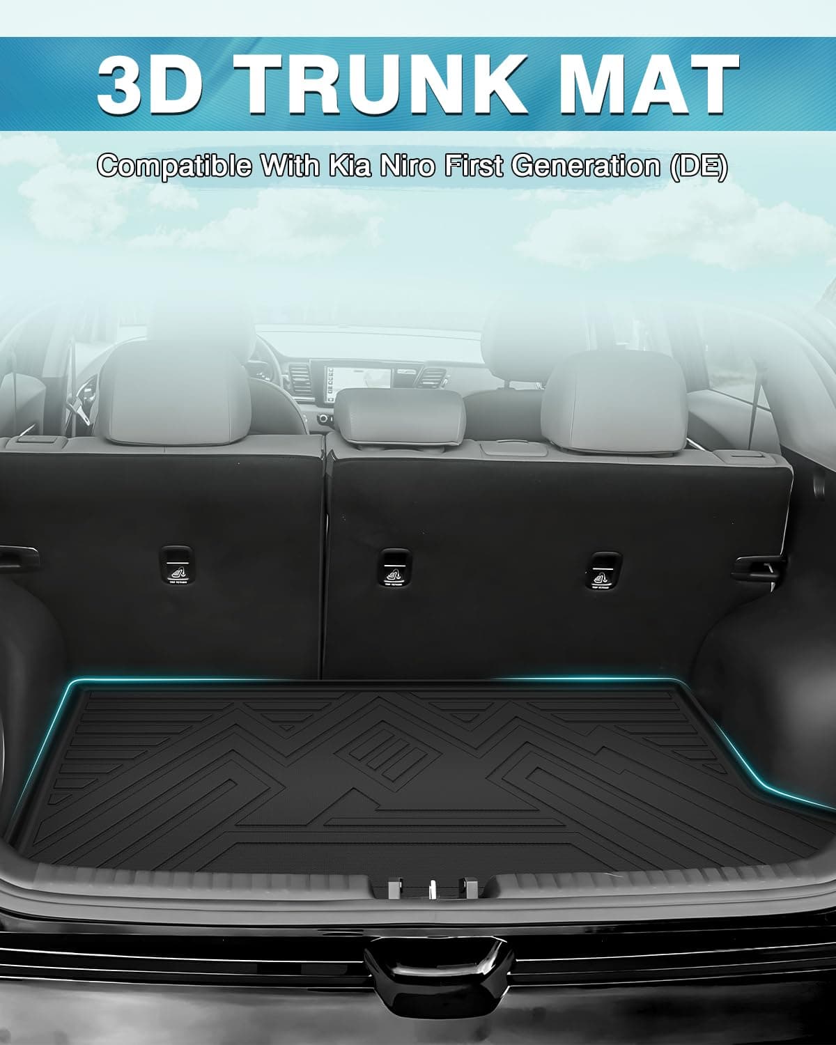 Forro de carga Mixsuper personalizado para Kia NIRO EV - Imagen 3