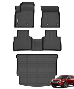 ANBINGO - Tapetes de piso y protector de carga para Nissan