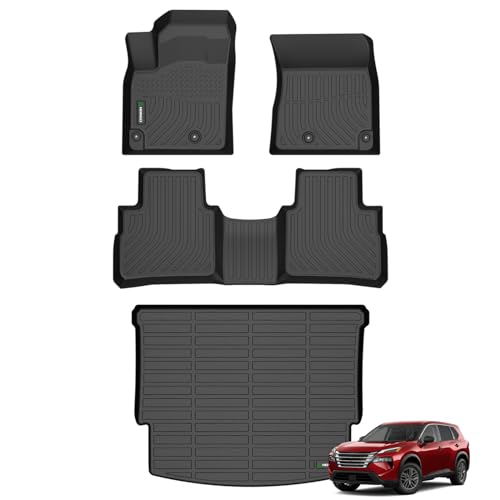 ANBINGO - Tapetes de piso y protector de carga para Nissan