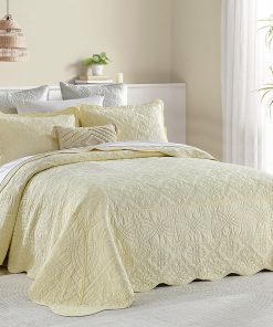 Colcha de Cama King Size Sobredimensionada 120"x120" - 100%