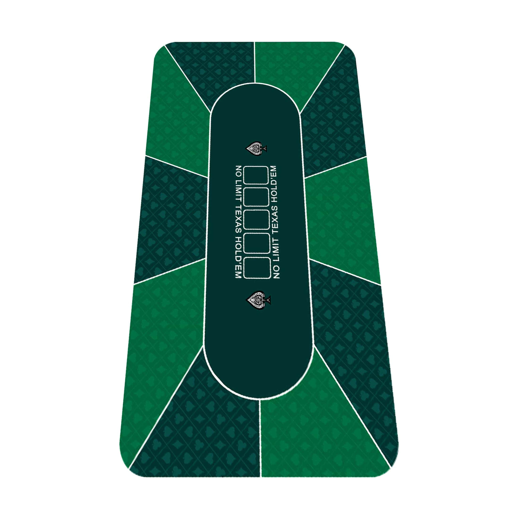 nuveti Tapete de Poker - 94 x 47 pulgadas Tapete de Juego