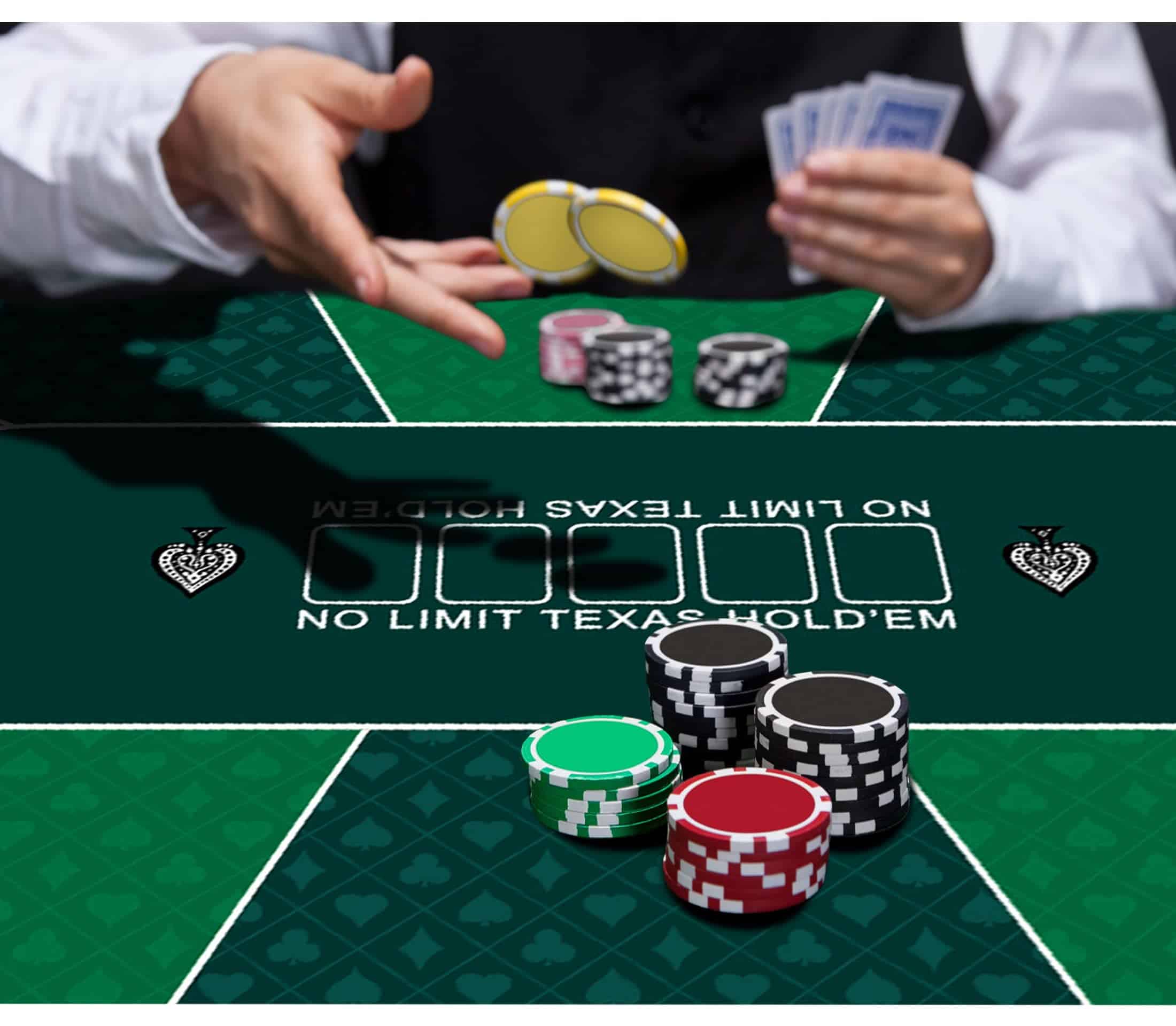 nuveti Tapete de Poker - 94 x 47 pulgadas Tapete de Juego - Imagen 8