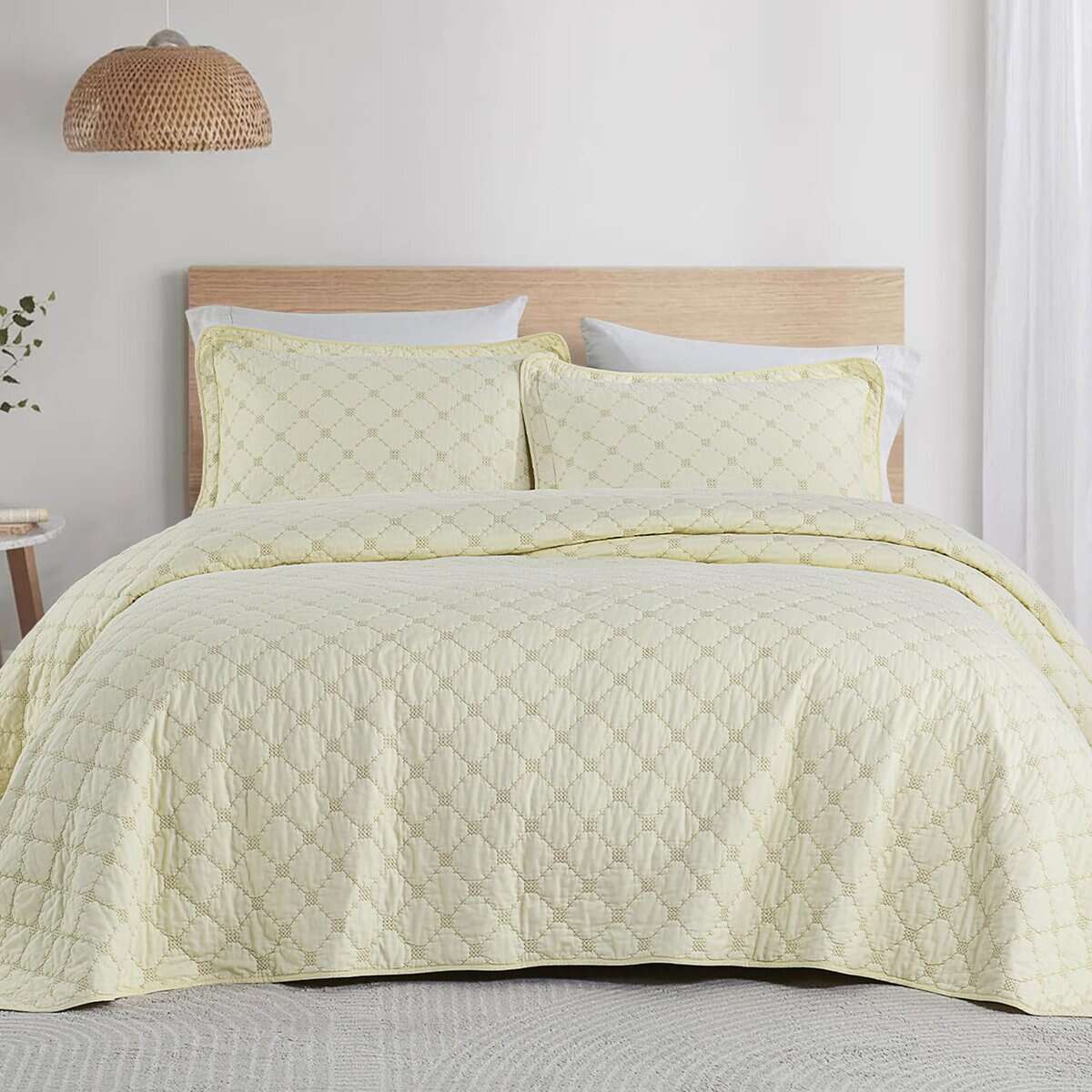 Juego de Edredón Tamaño Queen Finlonte - Edredón de Algodón