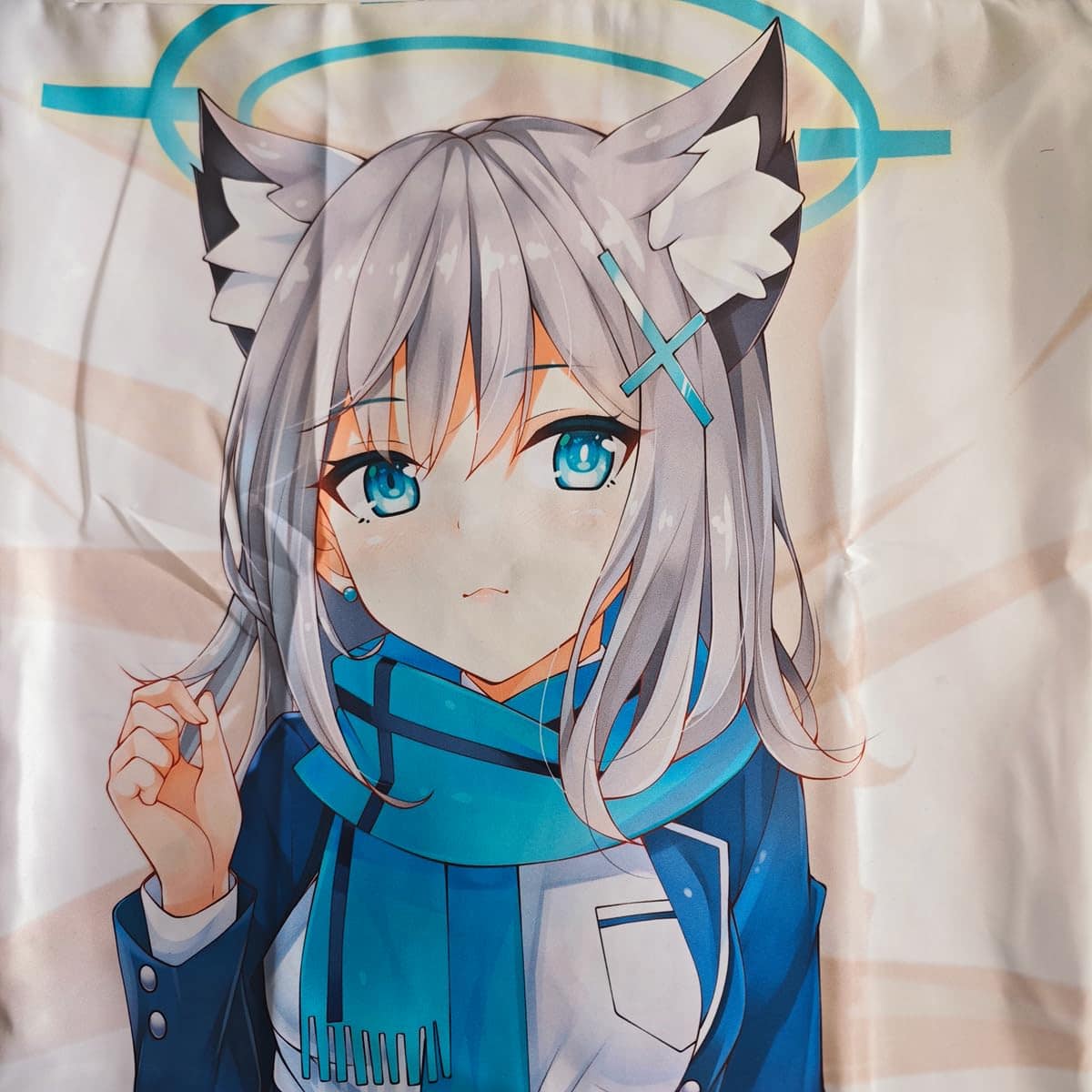 Funda de Almohada para Cuerpo de Peluche MISAKI1987 Blue