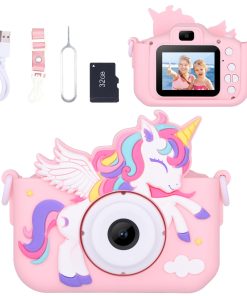 Cámara de Unicornio Envyvip para Niñas de 3-8 años, Cámara