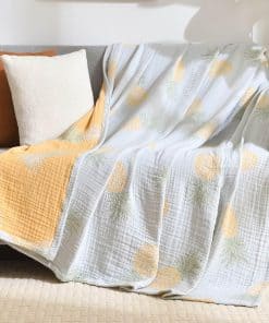 Manta de algodón 100% muselina StyleChic Twin 68"x90",