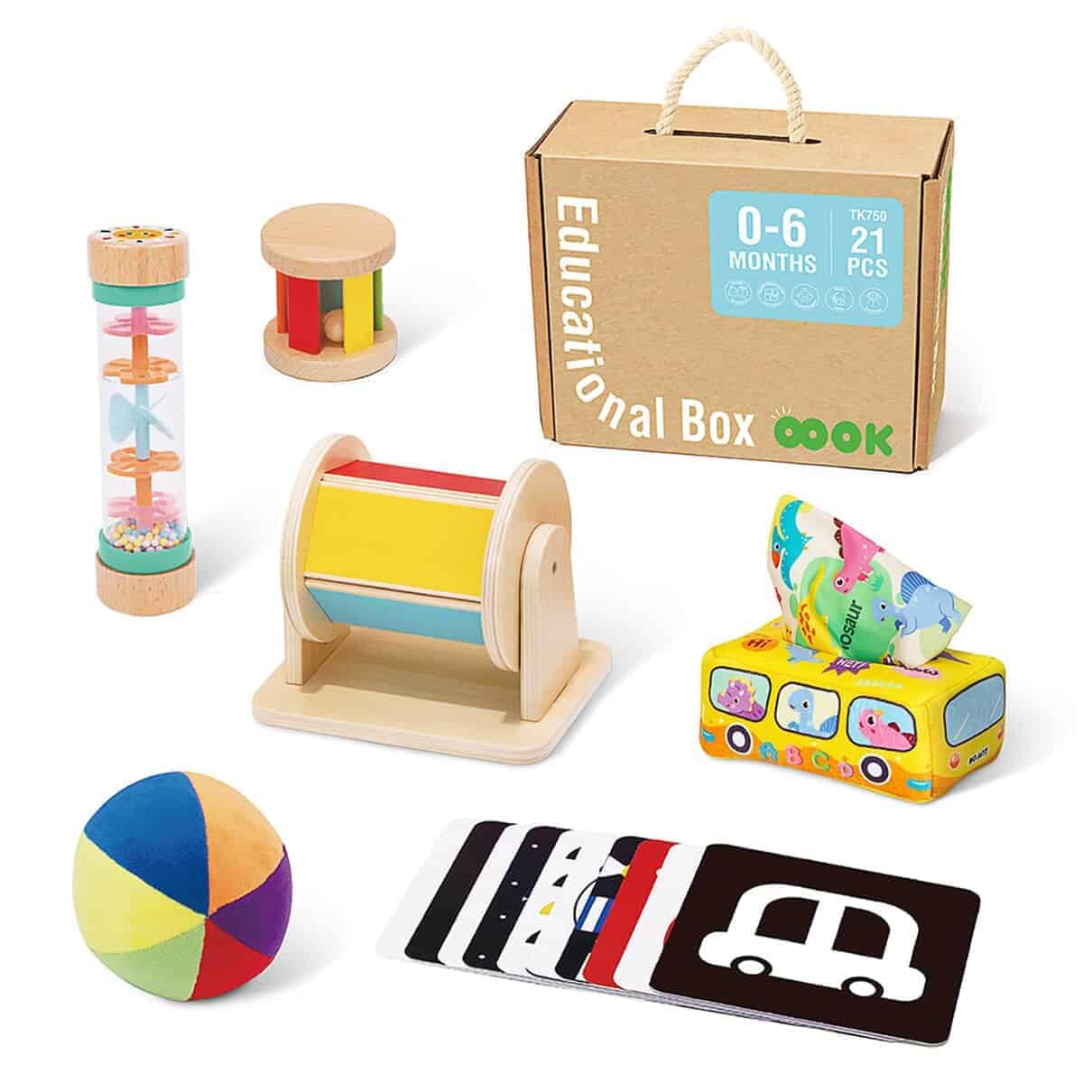 Juguetes Montessori para Bebés de 0-6 Meses TOOKYLAND, Set