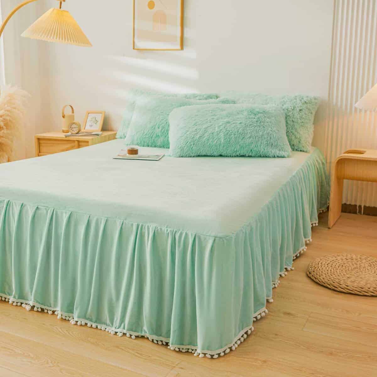 Set de cubierta de edredón de piel sintética esponjoso - Imagen 6