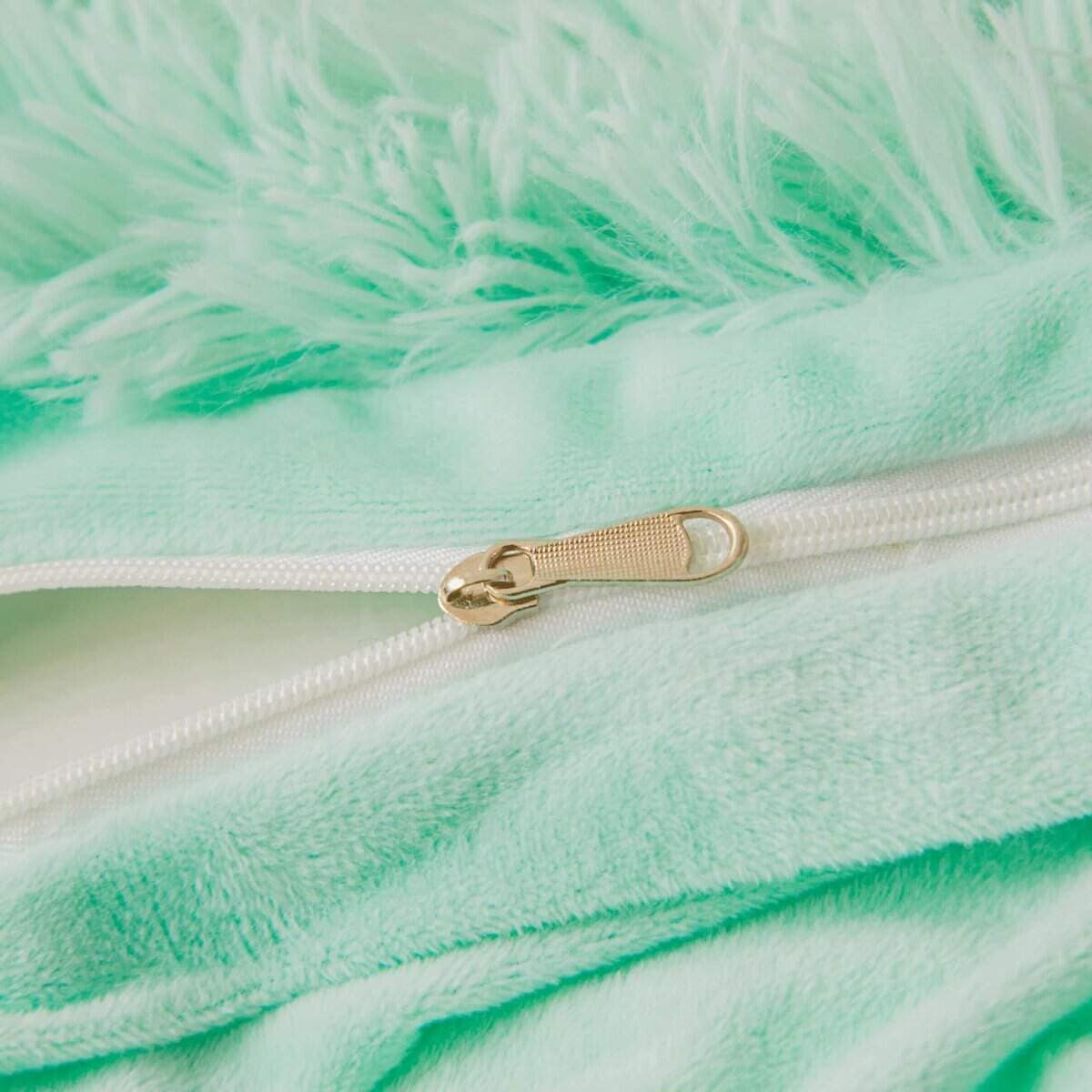 Set de cubierta de edredón de piel sintética esponjoso - Imagen 9