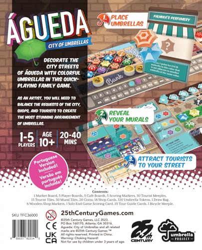 Águeda: Ciudad de Paraguas, Juego de Estrategia de Mesa - Imagen 7