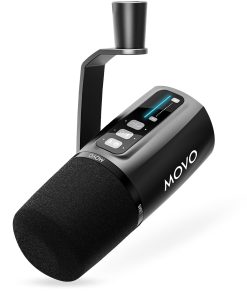 Micrófono dinámico Movo UM6 con preamplificador GainCast