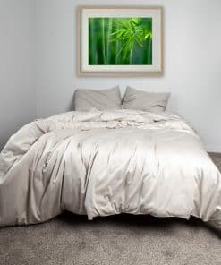 Funda nórdica de viscosa de bambú y algodón, tamaño queen