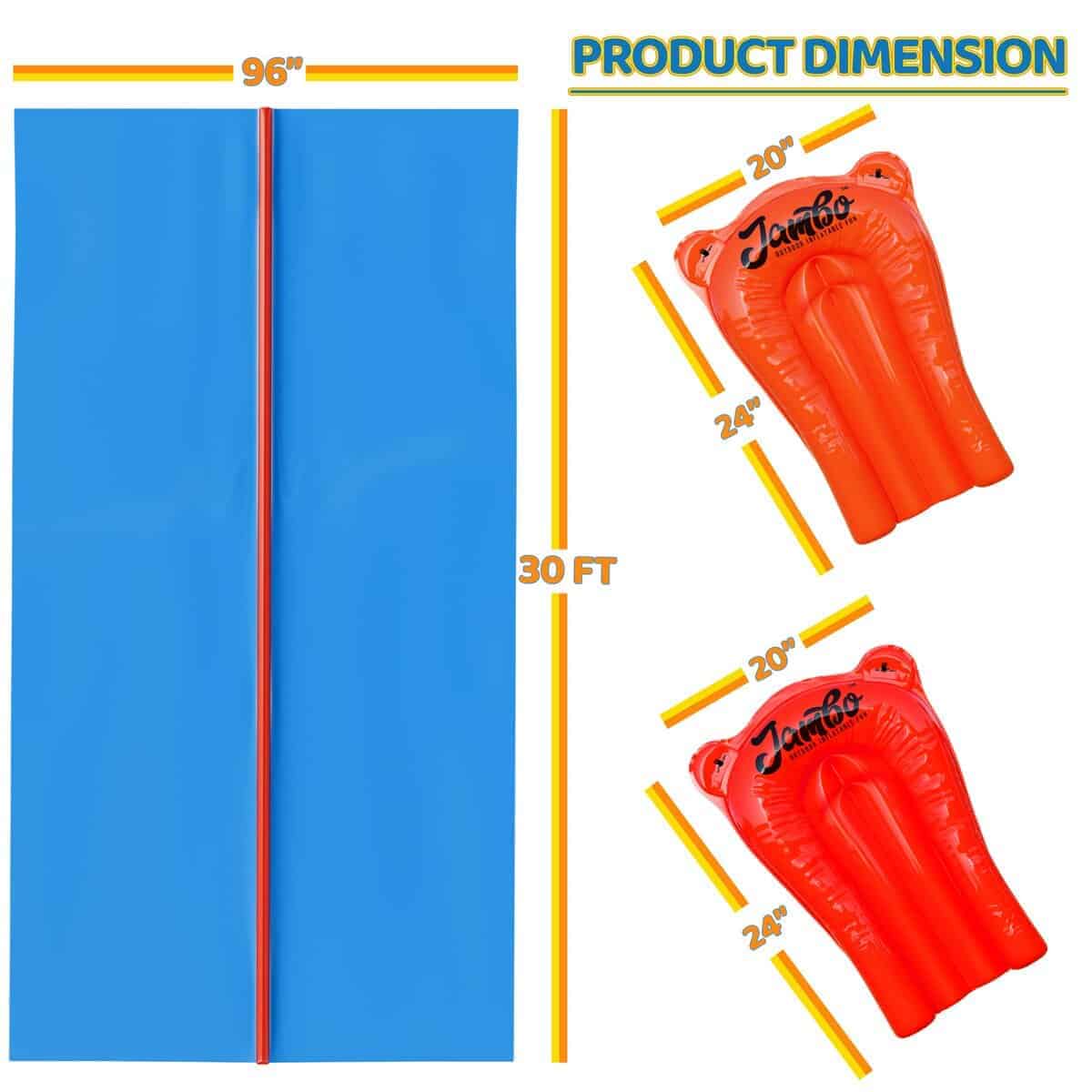 Resbaladilla Gigante de 30 pies x 8 pies, Resistente Lona - Imagen 8