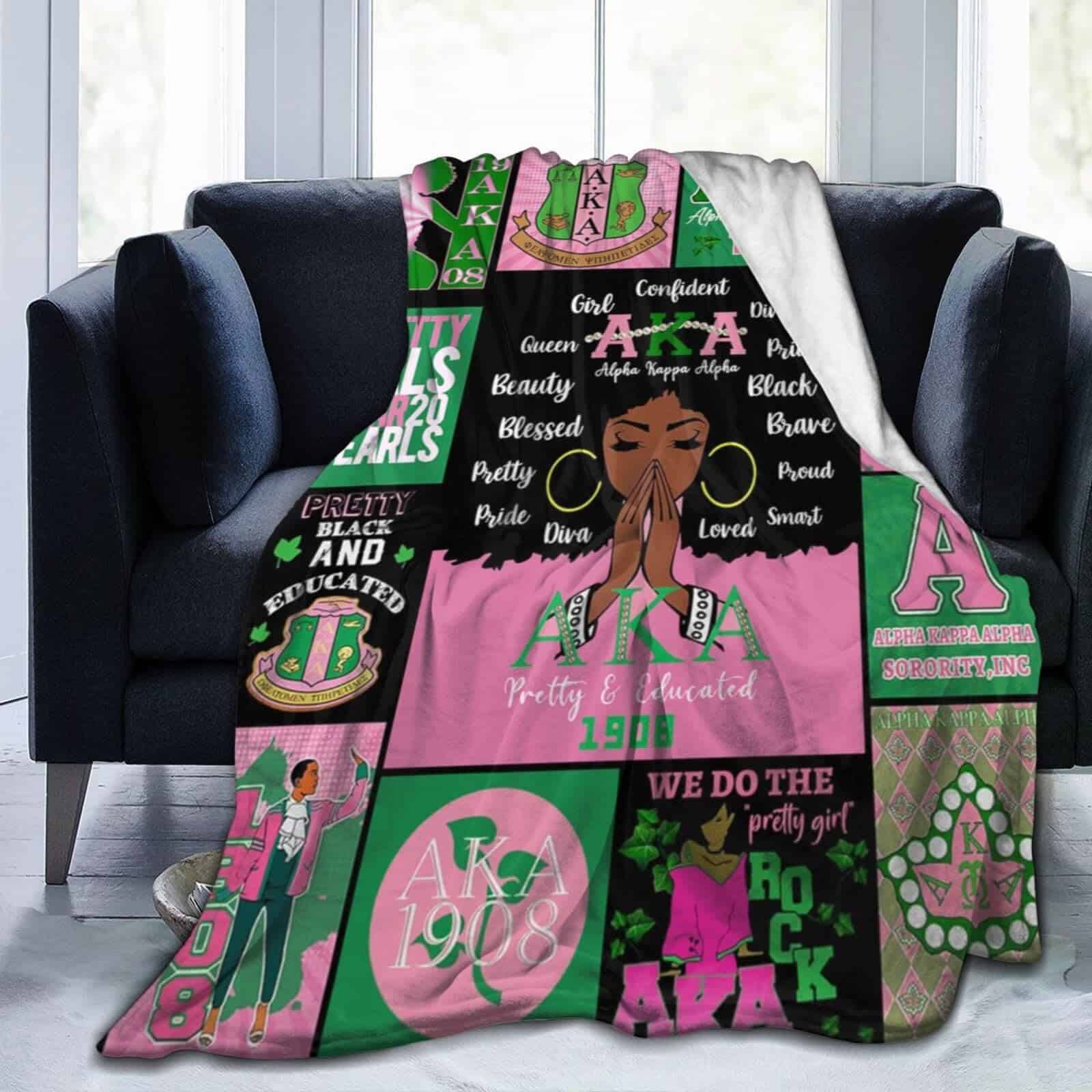 DECJAN Manta de tiro de terciopelo ultra suave para cama