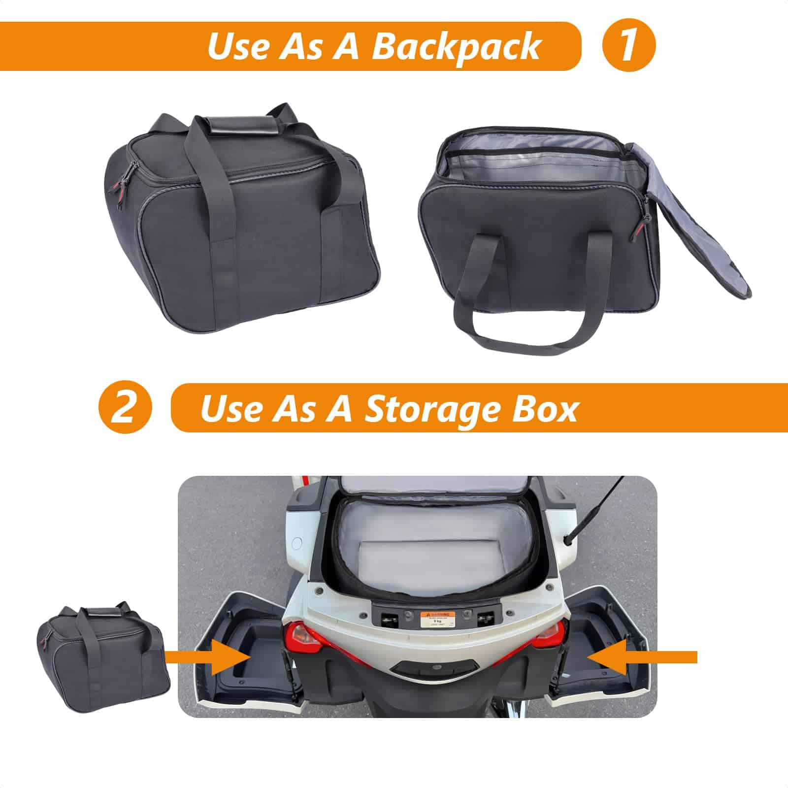 Bolsa para Can Am Spyder RT, a Prueba de Fugas Impermeable - Imagen 7