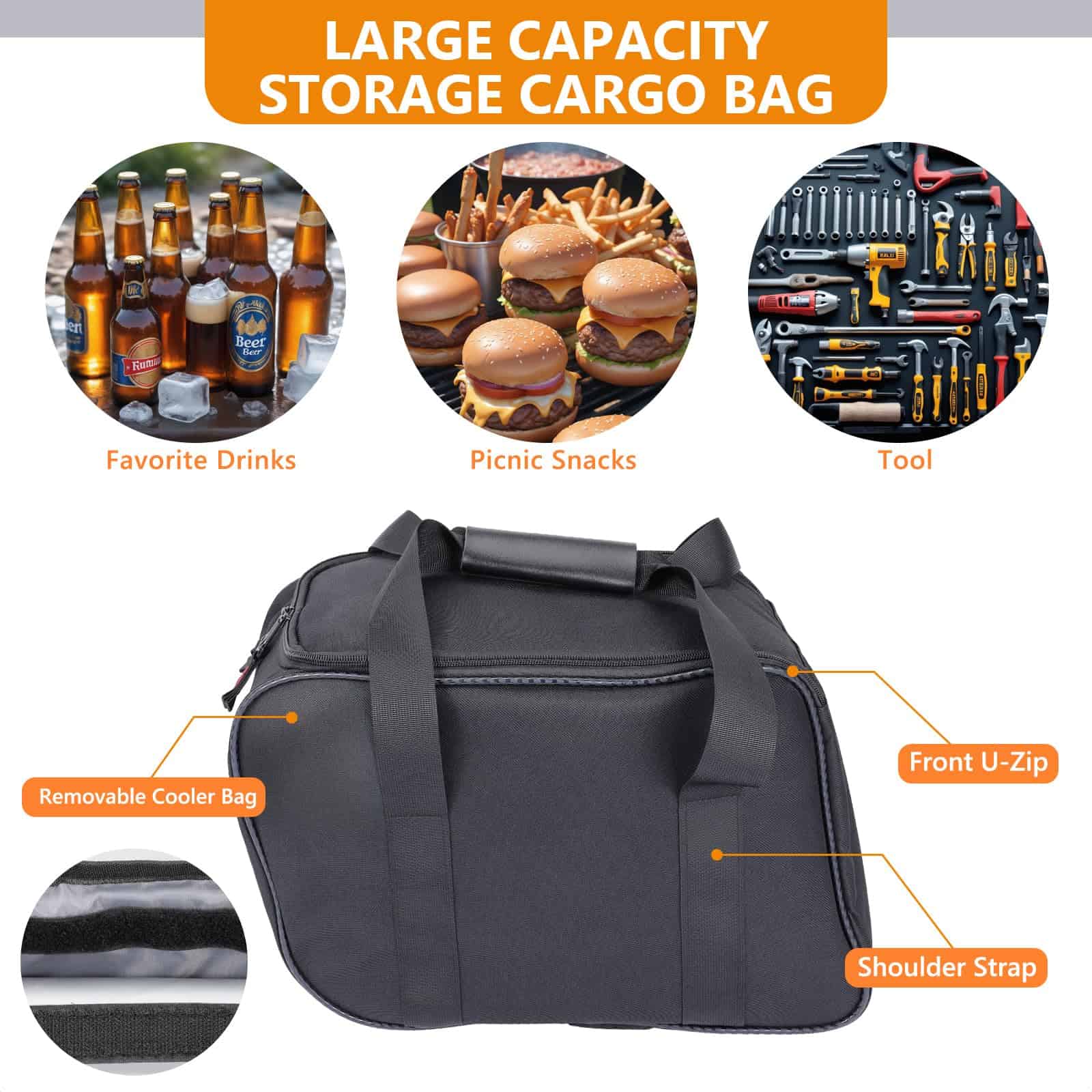 Bolsa para Can Am Spyder RT, a Prueba de Fugas Impermeable - Imagen 8