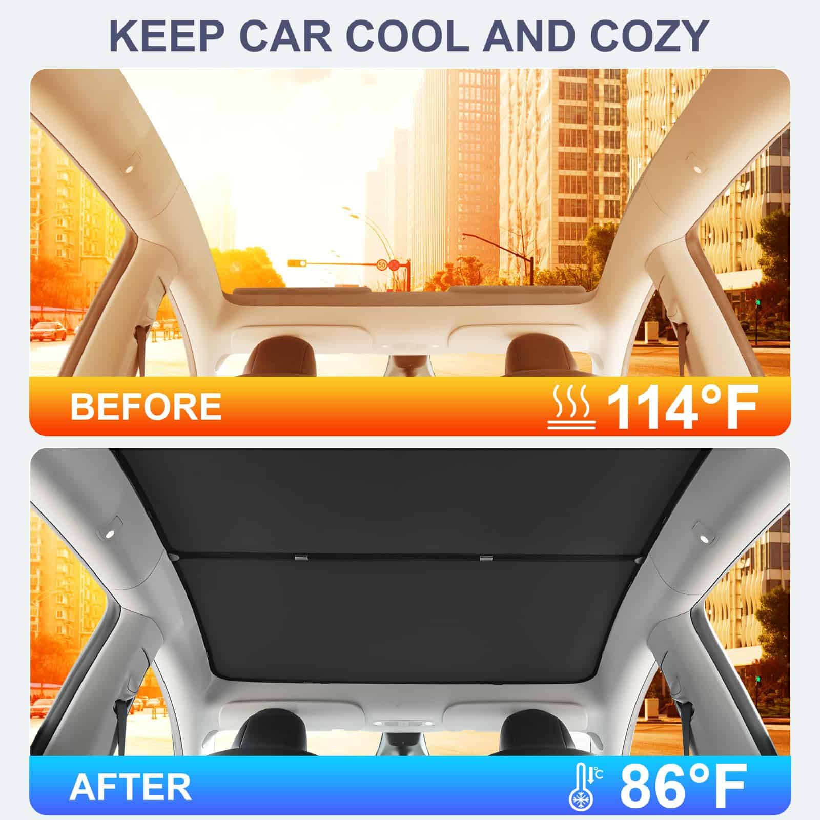 SILIVN Parasol de Techo Colorido 2 en 1 Actualizado para - Imagen 6