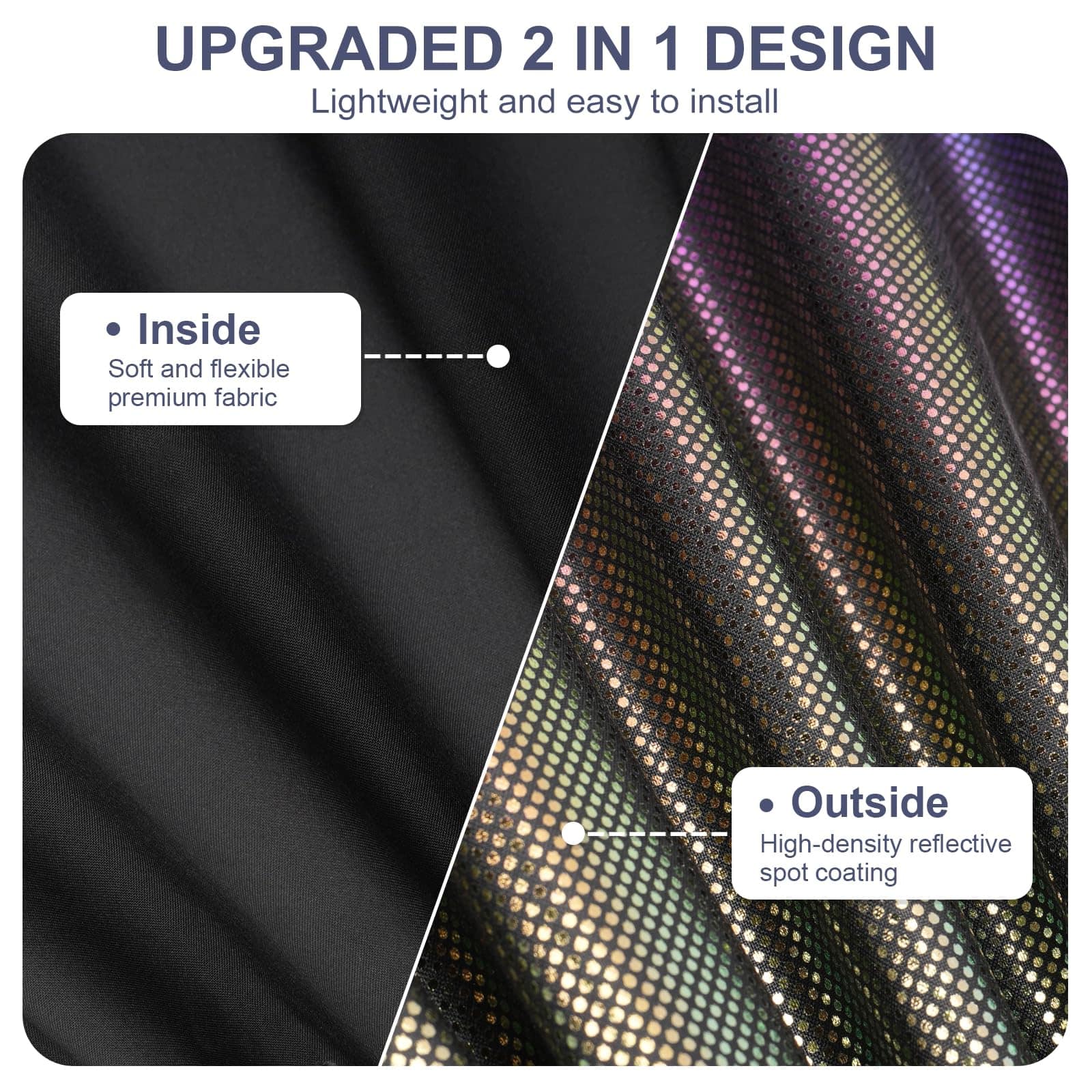 SILIVN Parasol de Techo Colorido 2 en 1 Actualizado para - Imagen 3