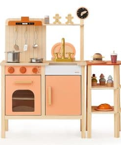Set de Cocina Pillowhale, Cocina de Juguete de Madera para