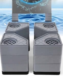 4 Piezas Almohadillas Antivibración para Lavadora, Evita