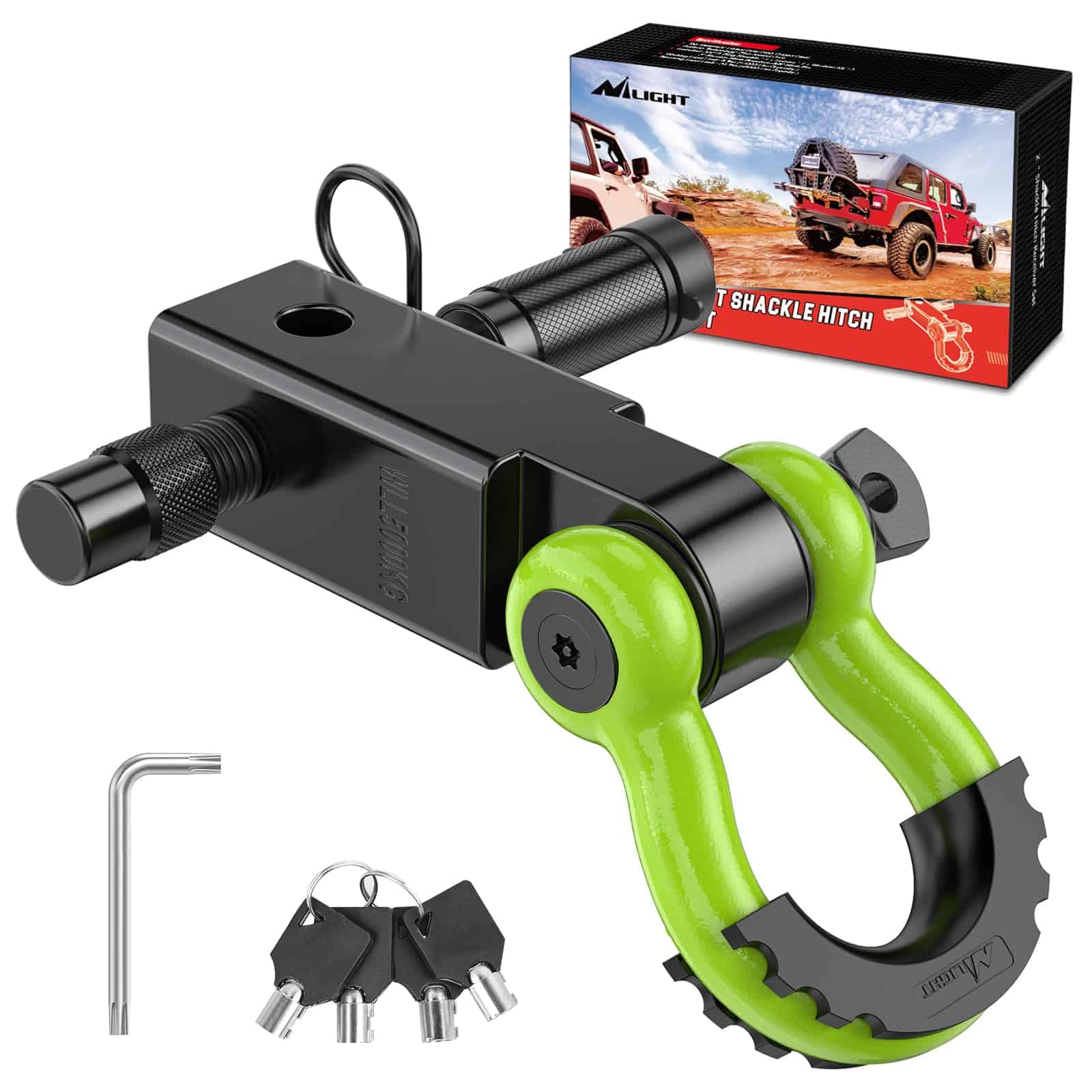 Receptor de Enganche con Grillete Anti-Robo Nilight 2