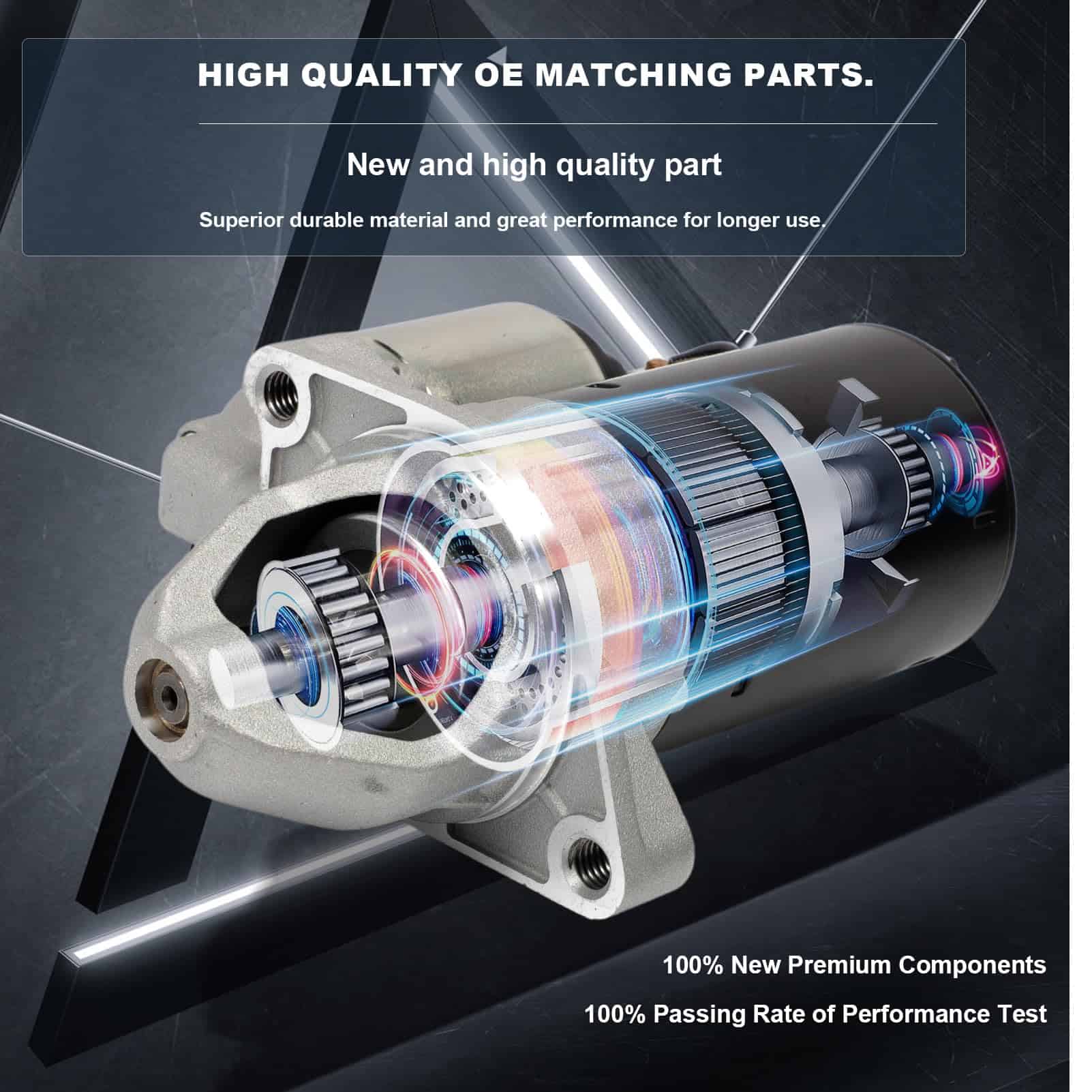 Motor de arranque para Mercedes C230 2003-2005 1.8L C250 - Imagen 6