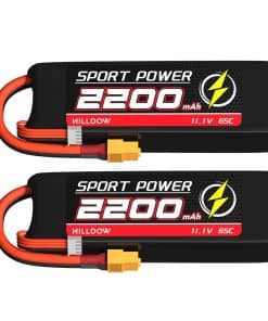 Batería Lipo Hilldow 11.1V 3S 65C 2200mAh Recargable con