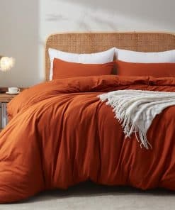 Juego de funda de edredón BedTreat en tamaño queen color