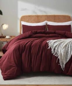 Juego de Funda de Edredón Dark Brown BedTreat Tamaño