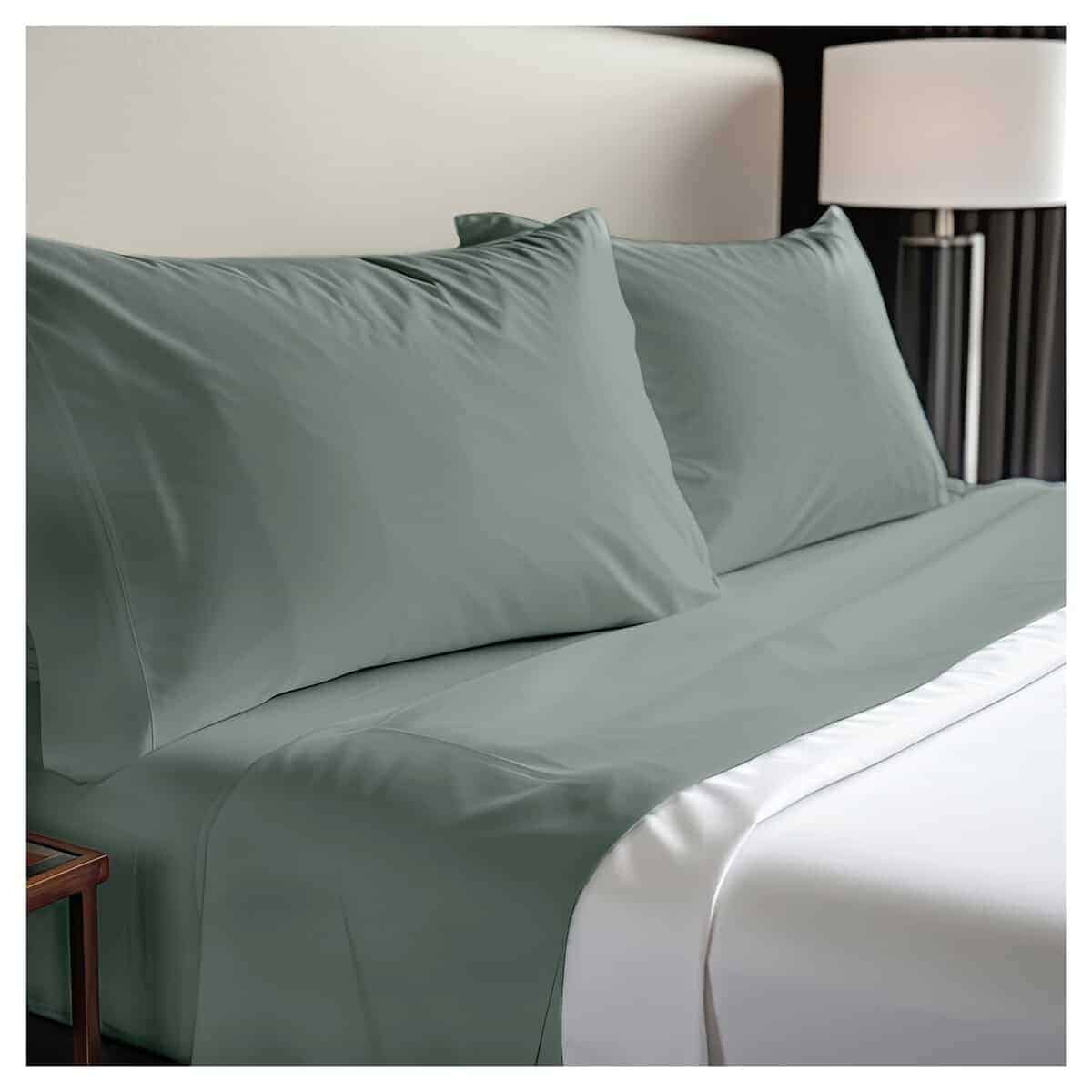 Juego de Sábanas Queen Dwell Studios Luxe -Salvia