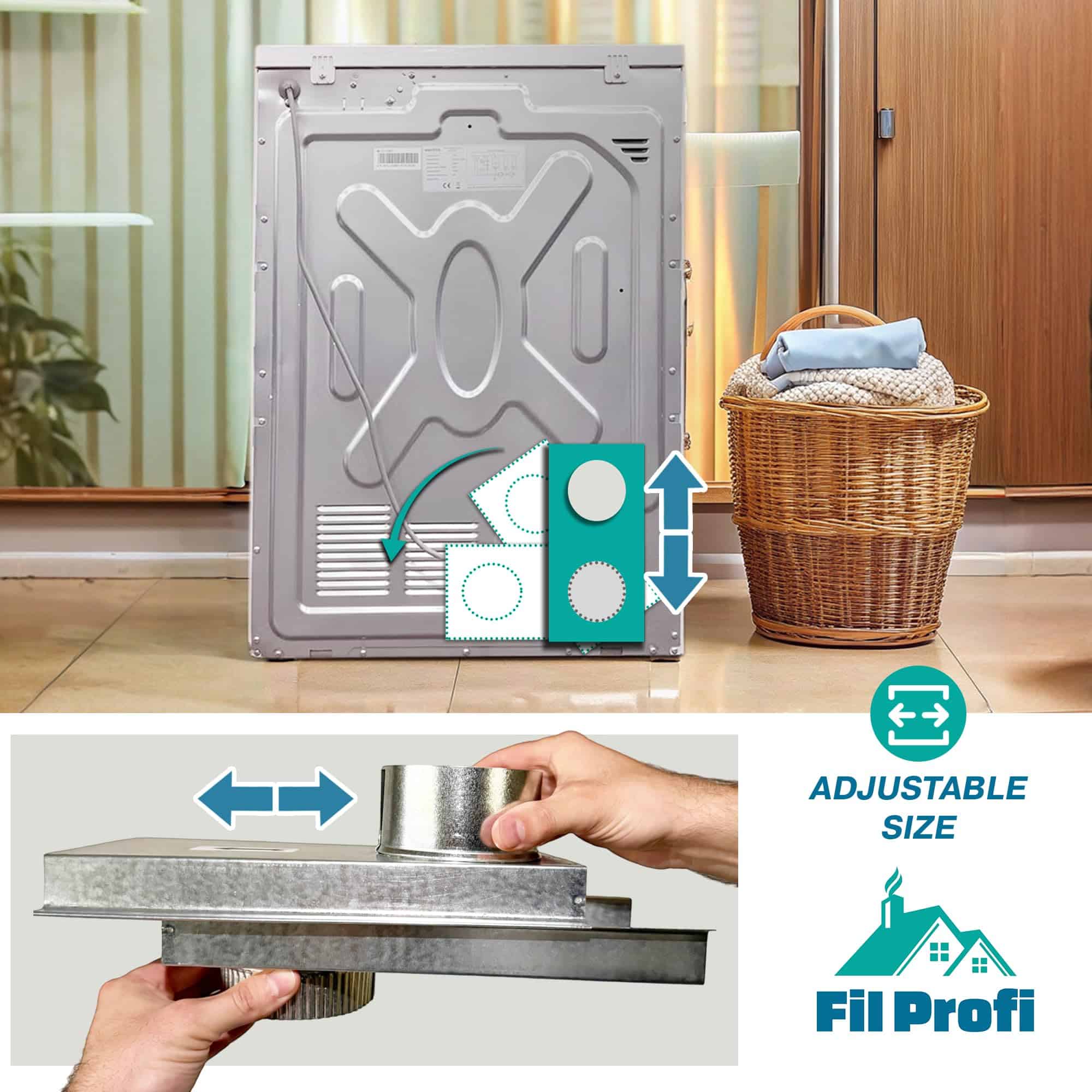 Adaptador de ventilación para secadora FilProfi - Extensión - Imagen 4