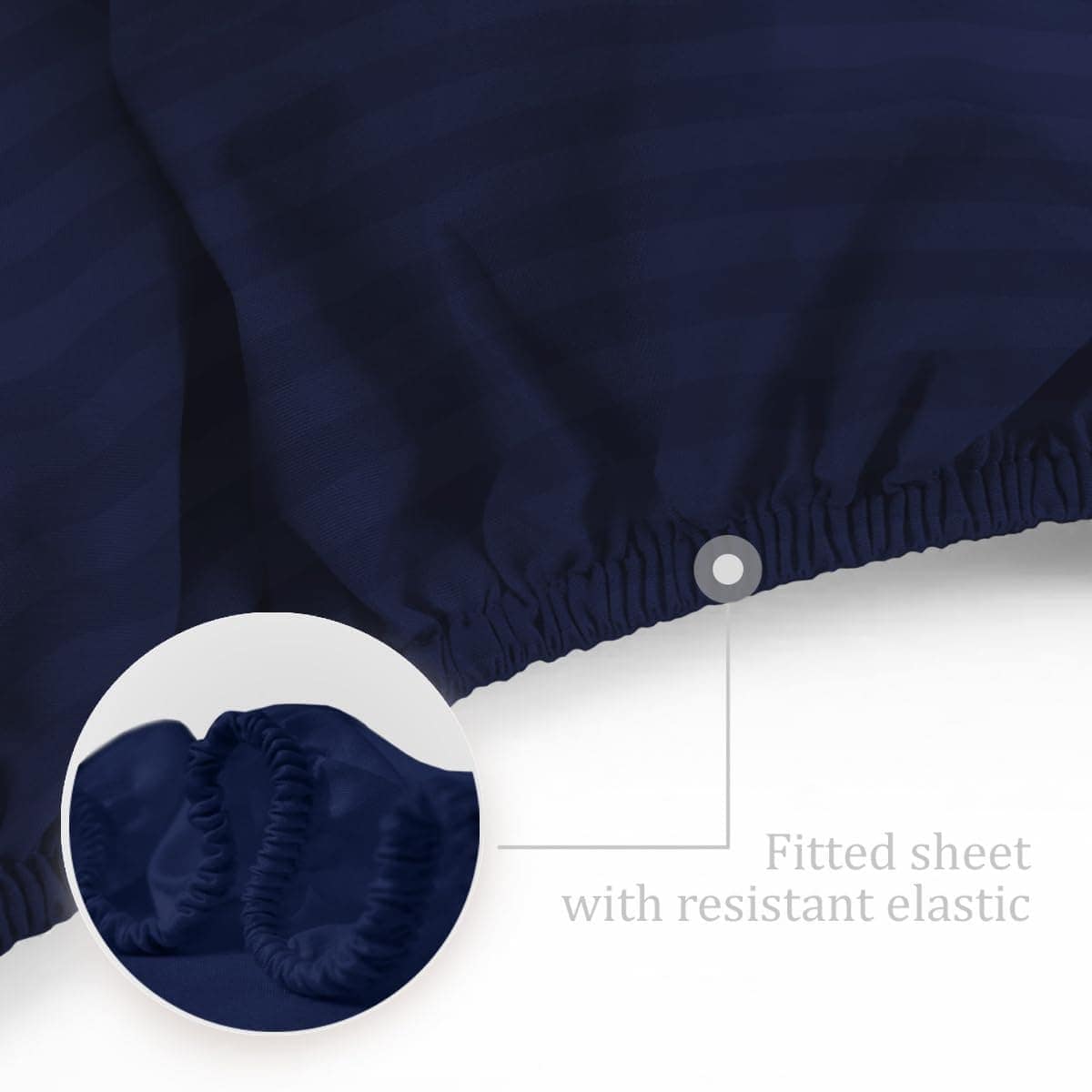 Juego de Sábanas BLISSI HOME Hotel Collection -Azul Marino - Imagen 5