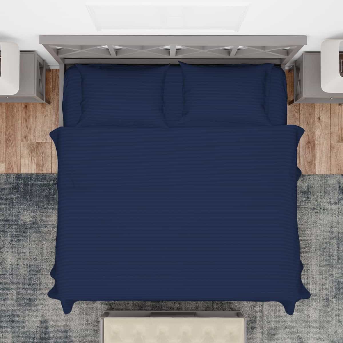 Juego de Sábanas BLISSI HOME Hotel Collection -Azul Marino - Imagen 10