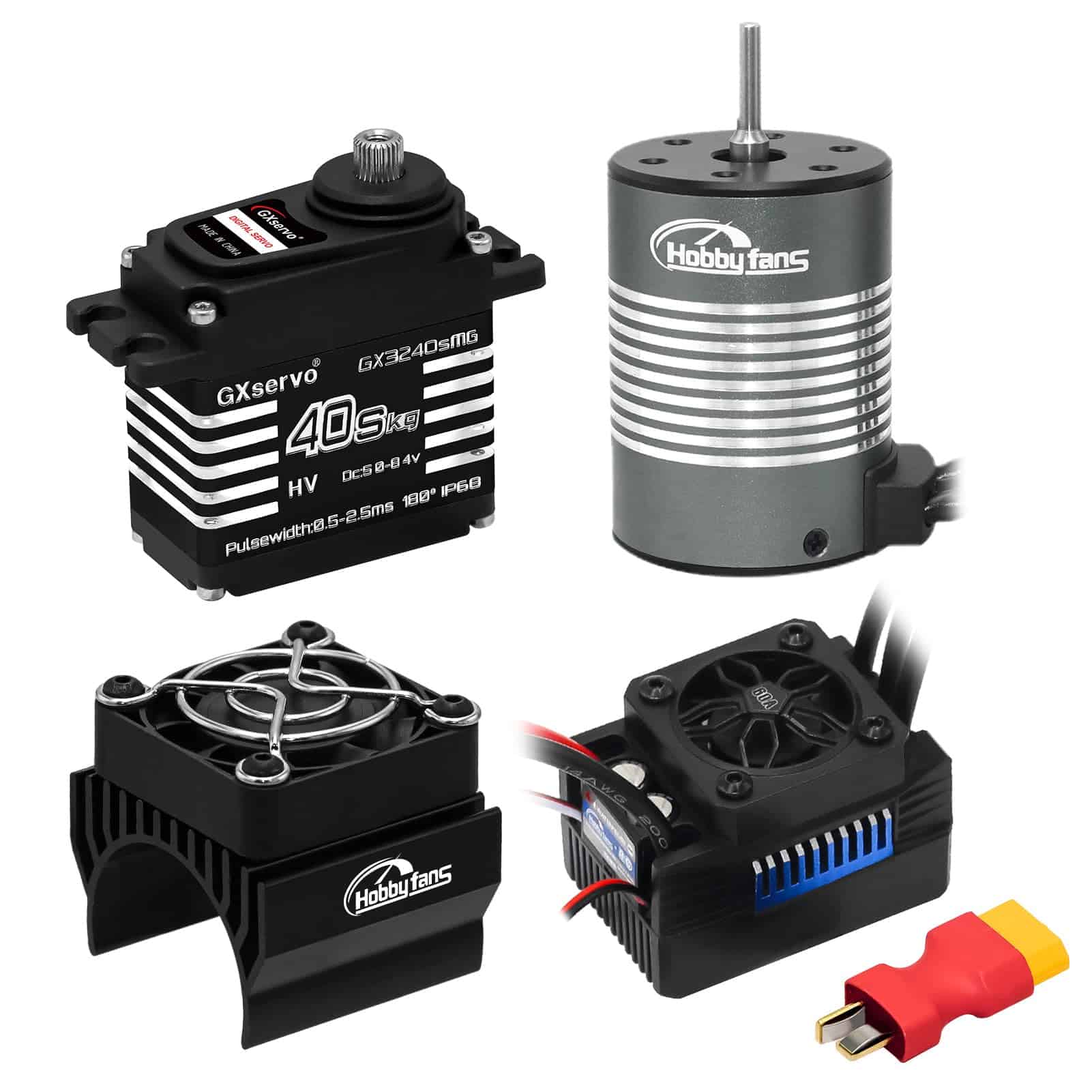 Combo de Motor Brushless Hobby Fans S3650 3900KV a Prueba