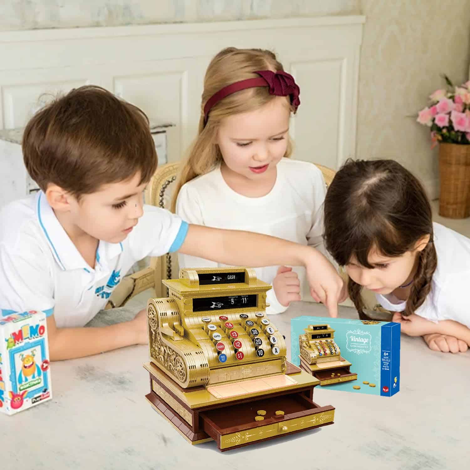 Juguete de Caja Registradora Vintage de 1630 piezas para - Imagen 8