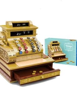 Juguete de Caja Registradora Vintage de 1630 piezas para