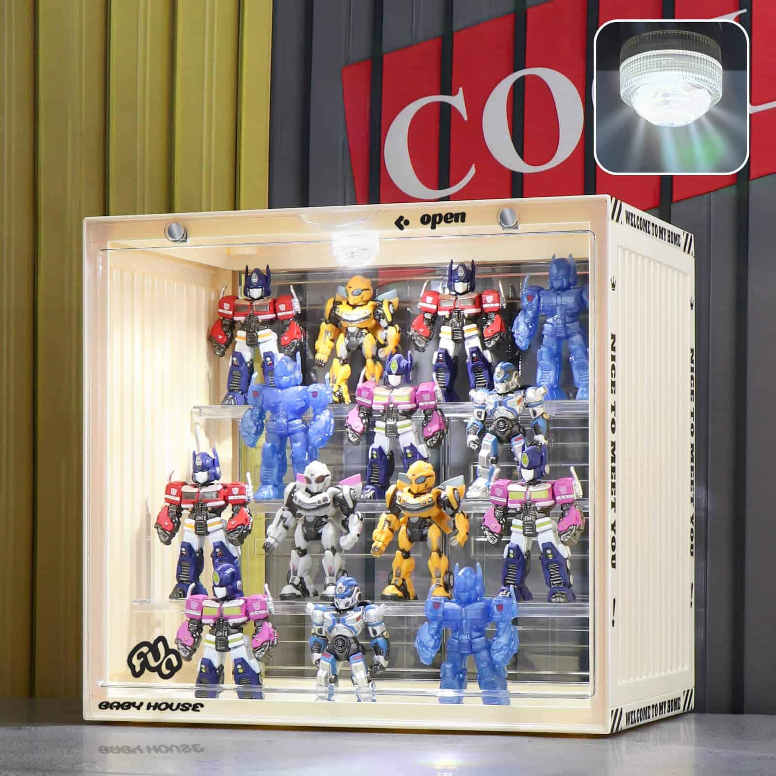 Naconmlet Acrylic Display Case for Action Figure - Vitrina