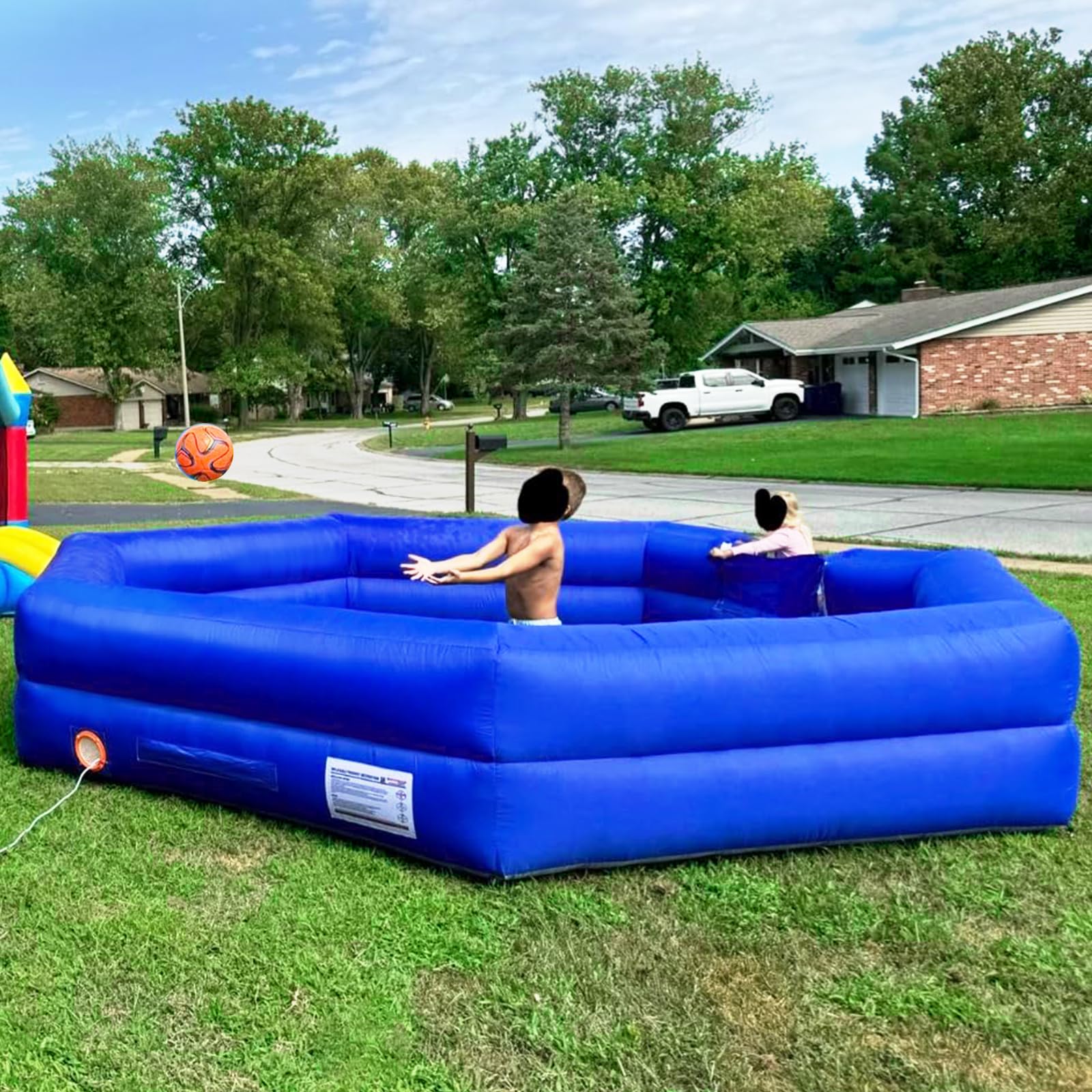 15FT Pitball Inflable con Soplador Incorporado, Cancha de