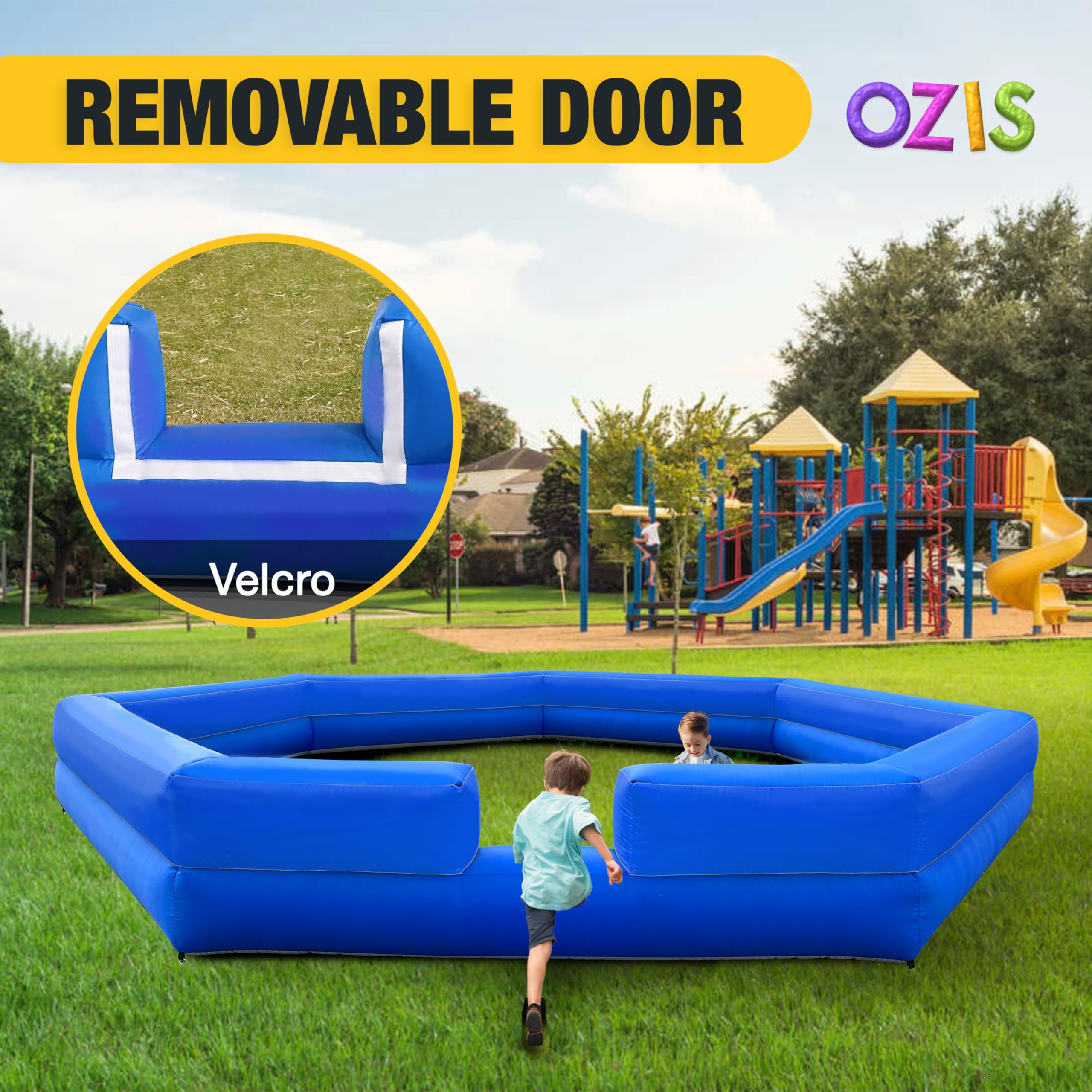 15FT Pitball Inflable con Soplador Incorporado, Cancha de - Imagen 5