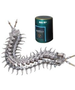 Rompecabezas Metálico 3D MindXplore, Modelo de Ciempies