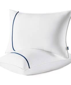 Juego de 4 almohadas estándar Bedsure Hotel -Azul