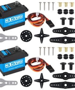 DWEII 2PACK 35kg Motor Servo de Par de Alta Torsión Núcleo